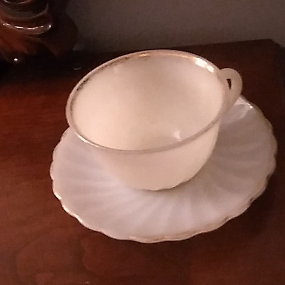 Fire King Cup and Saucer